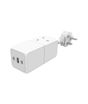 Picture of Powerology 65W Power Strip 1.5M with Dual Power Socket UK - White