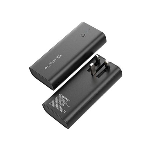 Picture of Ravpower 10000mAh Power Bank with UK Adapter - Black