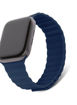 Picture of Decoded Silicone Magnet Traction Lite Strap for Apple Watch 41/40/38mm - Navy Peony