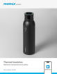 Picture of Momax Smart Bottle IoT Thermal Drinkware - Black
