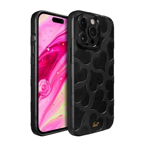 Picture of Laut Motif Case With Magsafe for iPhone 14 Pro - Black Hearts
