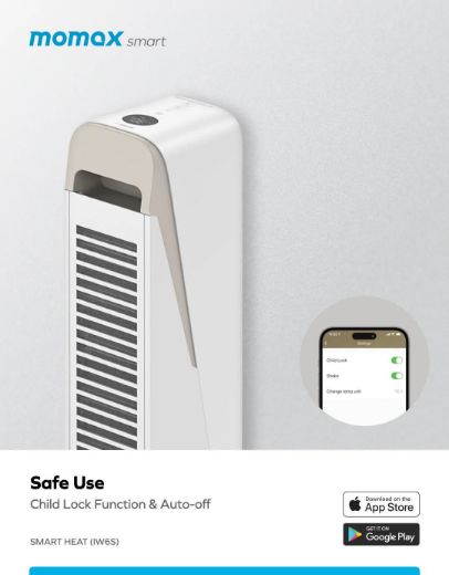 Picture of Momax Smart Heat IoT Medium space heater - White