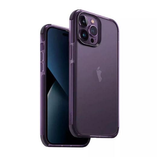 Picture of Uniq Hybrid Case for iPhone 14 Pro Max Combat - Fig Purple