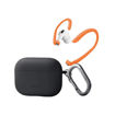 Picture of Uniq Nexo Active Hybrid Silicone AirPods Pro 2nd Gen Case with Sports Ear Hooks - Charcoal Grey