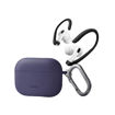 Picture of Uniq Nexo Active Hybrid Silicone AirPods Pro 2nd Gen with Sports Ear Hooks - Fig Purple
