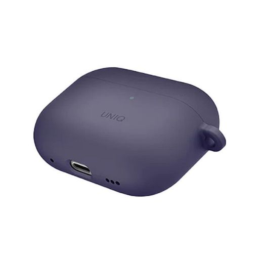 Picture of Uniq Nexo Active Hybrid Silicone AirPods Pro 2nd Gen with Sports Ear Hooks - Fig Purple