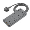 Picture of Momax One Plug PD 20W 8-Outlet Power Strip - Grey