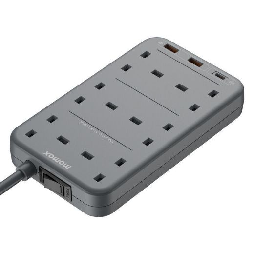 Picture of Momax One Plug PD 20W 6-Outlet Power Strip - Grey