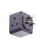 Picture of Momax One Plug 3-Outlet Cube Extension Socket - Purple