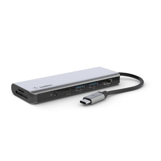 Picture of Belkin USB-C 7-in-1 Hub - Grey