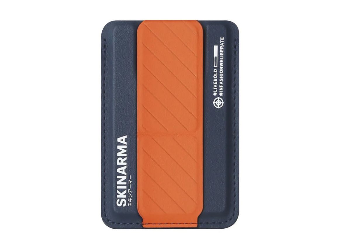 Picture of Skinarma Kado Mag-Charge Card Holder With Grip Stand - Navy