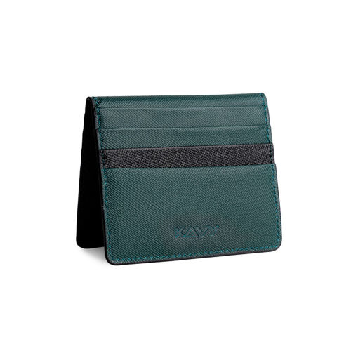 Picture of Kavy Slim Wallet Front Pocket Leather - Green