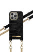 Picture of Ideal of Sweden Neckless Case for iPhone 14 Pro - Jet Black Croco