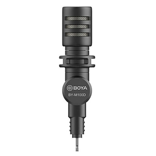 Picture of Boya BY-M100D Mininature Condenser Smartphone Mic with Lightning Connector - Black