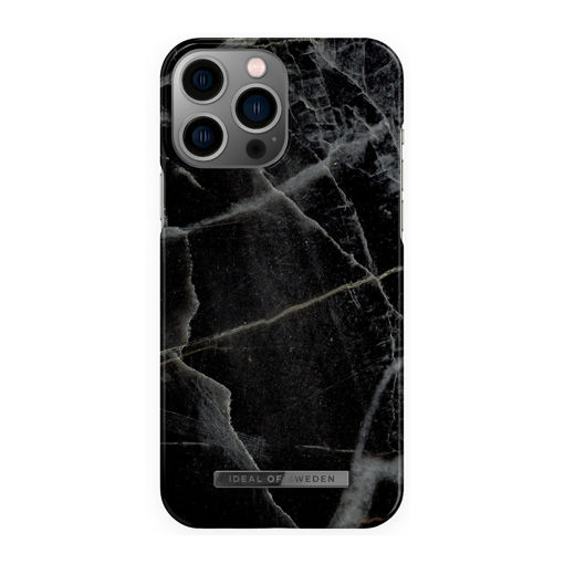 Picture of Ideal of Sweden Fashion Case for iPhone 14 Pro Max - Black Thunder Marble