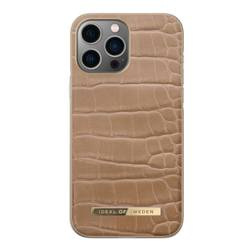 Picture of Ideal of Sweden Atelier Case for iPhone 14 Pro - Camel Croco