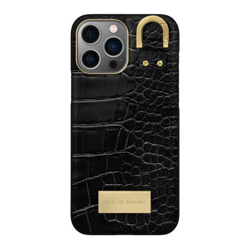 Picture of Ideal of Sweden Atelier Case for iPhone 14 Pro Max - Black Croco