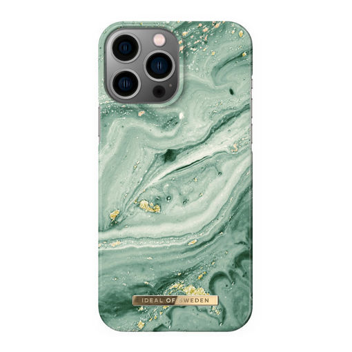 Picture of Ideal of Sweden Fashion Case for iPhone 14 Pro - Mint Swirl Marble
