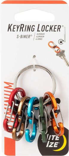 Picture of Niteize Key Ring Locker S-Biner Aluminum