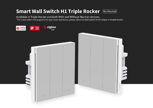Picture of Aqara Smart Wall Switch H1 (No Neutral, Triple Rocker)