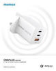 Picture of Momax OnePlug 67W 3-Port GaN Charger - White