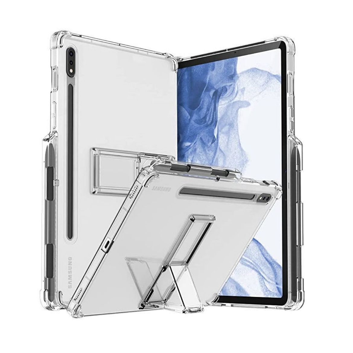 Picture of Araree Flexield SP Case for Samsung Galaxy Tab S8/S7 with Stand - Clear