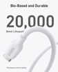 Picture of Anker PowerLine USB-C to Lightning Bio-Based 0.9M - White