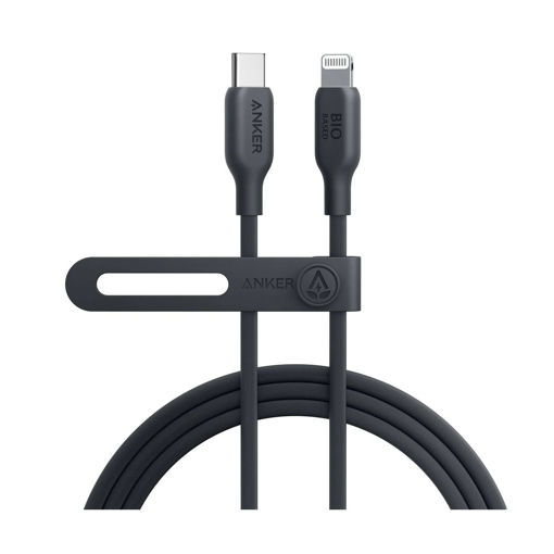 Picture of Anker PowerLine USB-C to Lightning Bio-Based 1.8M - Black