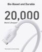 Picture of Anker PowerLine USB-C to USB-C Cable 140W Bio-Based 1.8M - White