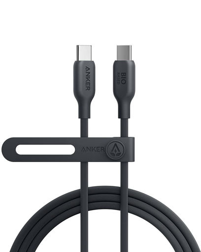 Picture of Anker PowerLine USB-C to USB-C Cable 140W Bio-Based 1.8M - Black