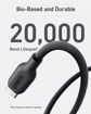 Picture of Anker PowerLine USB-C to USB-C Cable 140W Bio-Based 1.8M - Black