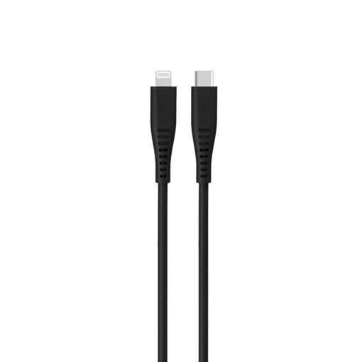 Picture of Goui Silicon Cable USB-C to Lightning 1.5M - Black