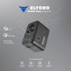 Picture of Eltoro 65W Travel Bull Adapter PD GaN Tech USB-A 2 Ports/USB-C 3 Ports - Black