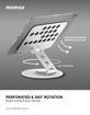 Picture of Momax Fold Stand Mila RotataBle TaBlet Stand - Silver