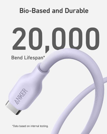 Picture of Anker 542 USB-C to Lightning Cable Bio-Based 0.9M- Violet