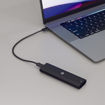 Picture of Powerology 512GB Dual Protocol Portable SSD Drive Extremely Fast Transmission Rate - Black