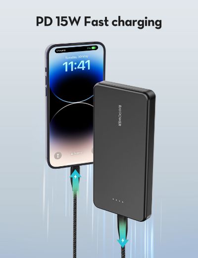 Picture of Ravpower Power Bank 3 Ports PD Pioneer 10000mAh 15W - Black