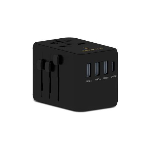 Picture of Smart Premium GaN 61W International Travel Adapter - Black