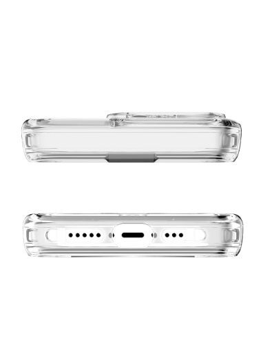 Picture of Itskins Avana Grip-It Series Case Magsafe Compatible With Camera Lens Protector for iPhone 15 Pro - Clear