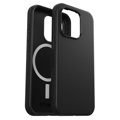Picture of OtterBox Symmetry MagSafe Case for iPhone 15 Pro Max - Black