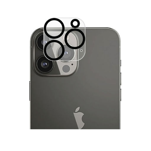 Picture of Eltoro Camera Glass AR with Silicone Ring for iPhone 15 Pro/15 Pro Max - Clear