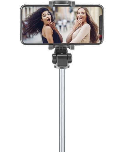 Picture of Cellularline Bluetooth Selfie Tripod - Black