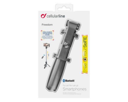 Picture of Cellularline Bluetooth Selfie Tripod - Black