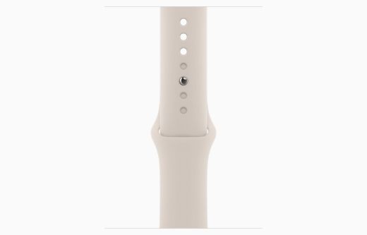 Picture of Apple Watch Series 9 GPS 45mm Aluminium Case with Starlight Sport Band M/L - Starlight
