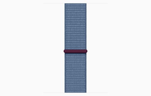 Picture of Apple Watch Series 9 GPS 45mm Aluminium Case with Winter Blue Sport Loop - Silver