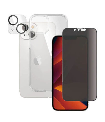 Picture of PanzerGlass Bundle (UWF + HardCase + Lens) for iPhone 14 - Privacy