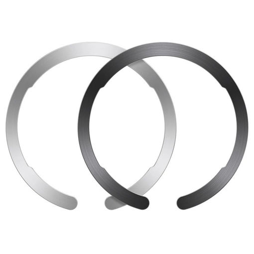 Picture of ESR HaloLock Universal Ring Wireless Charging MagSafe 2 pack - Black/Silver