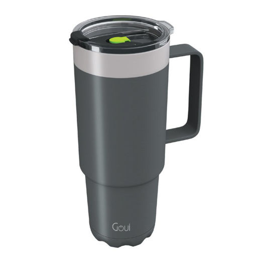 Picture of Goui Tumbler Stainless Steel Cup with Handle - Grey