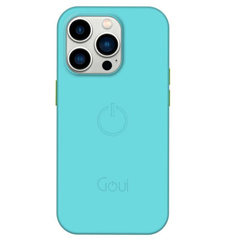 Picture of Goui Magnetic MagSafe Case for iPhone 15 Pro Max - Cyan Blue
