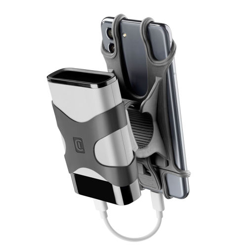 Picture of Cellularline Bike Holder for Phone and Power Bank - Black